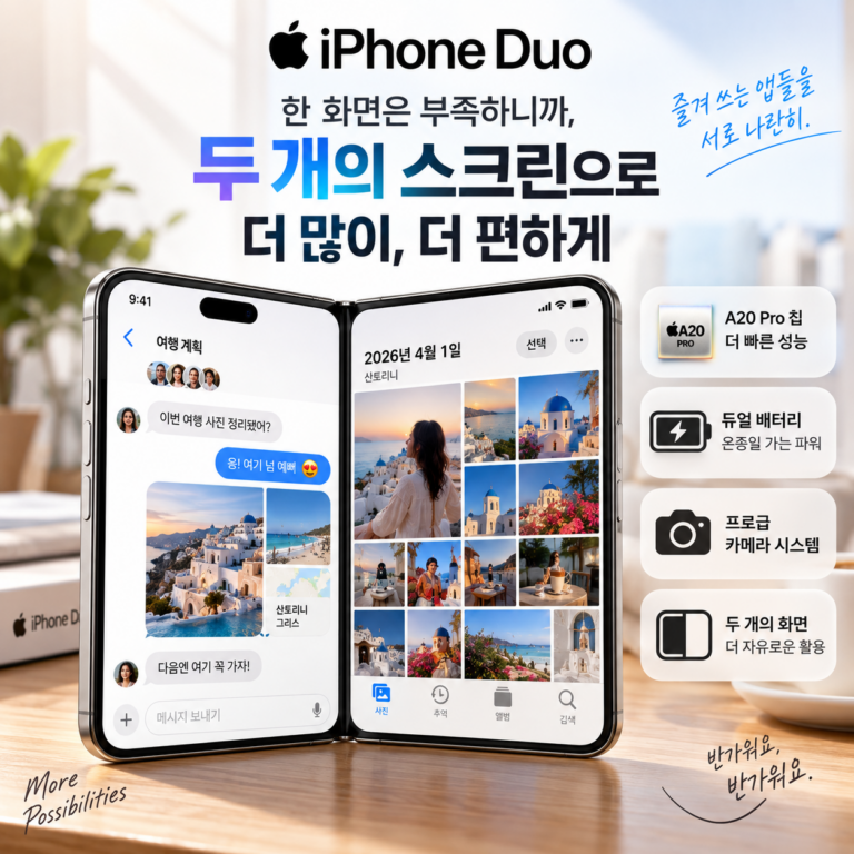 아이폰 듀오 폴더블 사전예약, 10월 출시 전에 확인할 5가지
