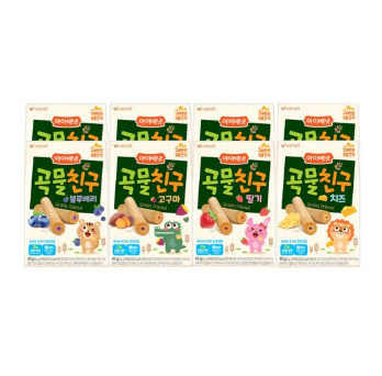 추석 귀성길 아이 간식 추천, 차 안에서 덜 흘리고 먹기 편한 것 10가지 5 아이배냇 곡물친구 40g 이미지